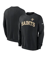 Nike Men's Black New Orleans Saints Club Pullover Sweatshirt