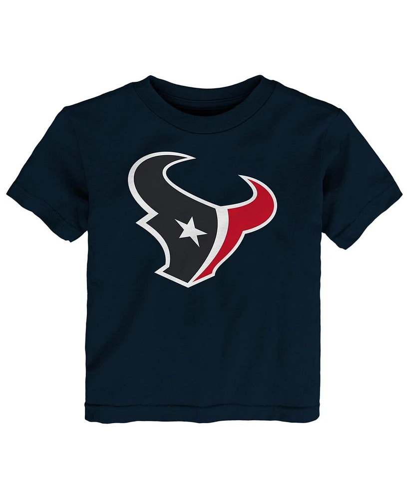 Outerstuff Big Boys and Girls Navy Houston Texans Primary Logo T-Shirt