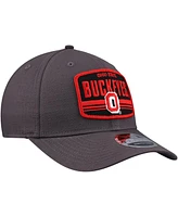 New Era Men's Charcoal Ohio State Buckeyes Team Elevated 9SEVENTY Adjustable Hat