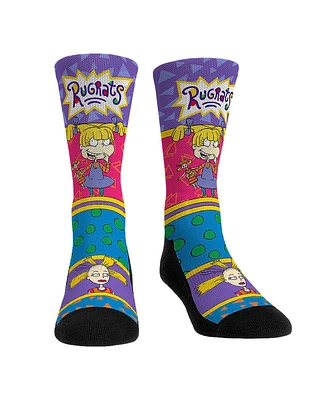 Rock 'Em Men's and Women's Socks Rugrats Angelica Showtime Crew