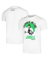 Contenders Clothing Men's and Women's Muhammad Ali White Rumble the Jungle T-Shirt