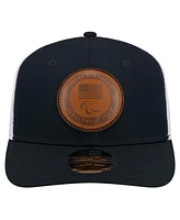 New Era Men's Navy U.s. Paralympics Leather Patch 9SEVENTY Stretch Snap Adjustable Hat