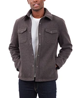 Lucky Brand Men's Quilted Wool Shirt Jacket