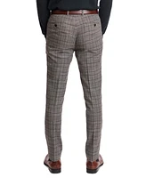 Paisley & Gray Men's Downing Slim-Fit Stretch Check Suit Pants