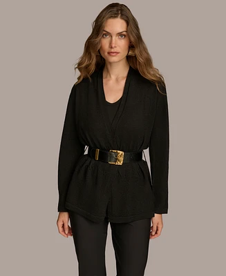 Donna Karan New York Women's Belted Cardigan