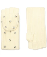 Kate Spade New York Women's Embellished Pop-Top Gloves