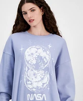 Grayson Threads, The Label Juniors' Nasa Crewneck Sweatshirt