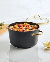 Farberware Forged Induction Ceramic Nonstick Stockpot with Lid, 6 Quart