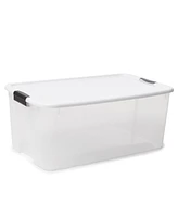 Sterilite 116 Quart Clear Stackable Latching Storage Box Containers