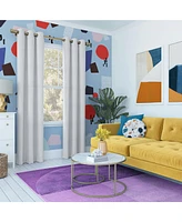 Sun Zero Harper Bright Vibes 100% Blackout Grommet Curtain Panel, 40" x 84"