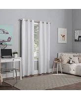 Sun Zero Harper Bright Vibes 100% Blackout Grommet Curtain Panel, 40" x 84"