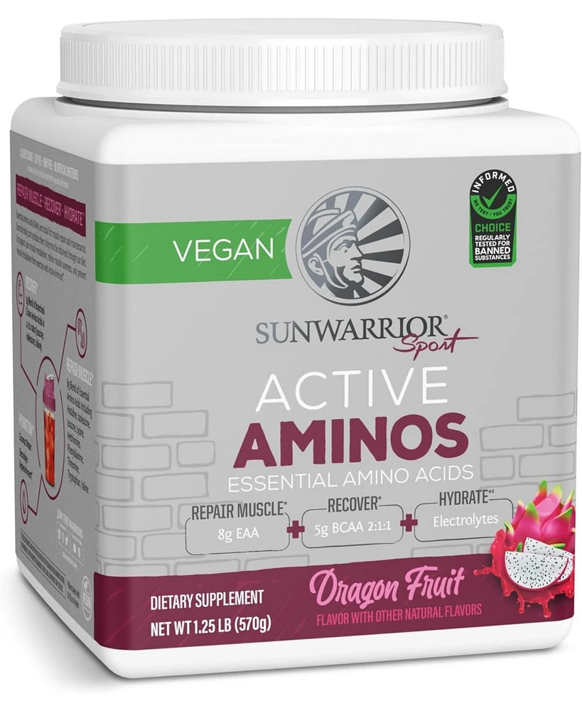 Sunwarrior Active Aminos, Dragon Fruit, 570gm