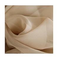 Hlc.me 2 Pack Sheer Voile Window Curtain Sheer Panels