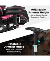 Massage Gaming Chair Reclining Swivel Racing Office
