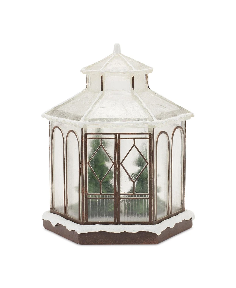 Slickblue Led Winter Gazebo Display for Festive Seasonal Decor