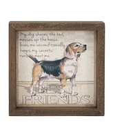 Slickblue Framed Dog Print for Charming Wall Art and Pet-Lover Decor (Set of 6)