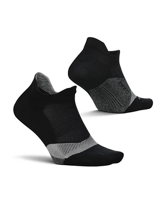 Feetures Elite Light Cushion No Show Tab Ankle Socks - Sport Sock with Targeted Compression