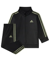 adidas Baby Boys 2-Piece Long Sleeve Essential Tricot Set