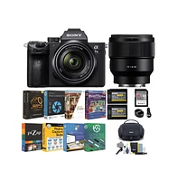 Sony Alpha a7 Iii Full Frame Mirrorless Camera with 28-70mm and 85mm Lens Bundle