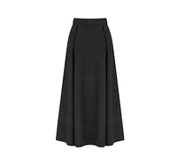 Nocturne Women's Button Designed Midi Skirt