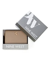 Nine West Women's Reflected 9 Small Zip Around Wallet