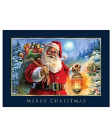 Masterpiece Studios Santa Light Holiday Boxed Cards