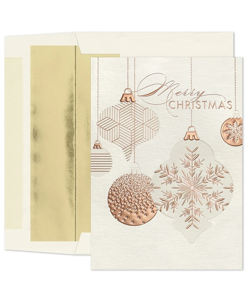 Masterpiece Studios Ornament Neutrals Holiday Boxed Cards