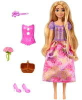 Disney Princess Spin Reveal Rapunzel Fashion Doll Accessories with 11 Surprises