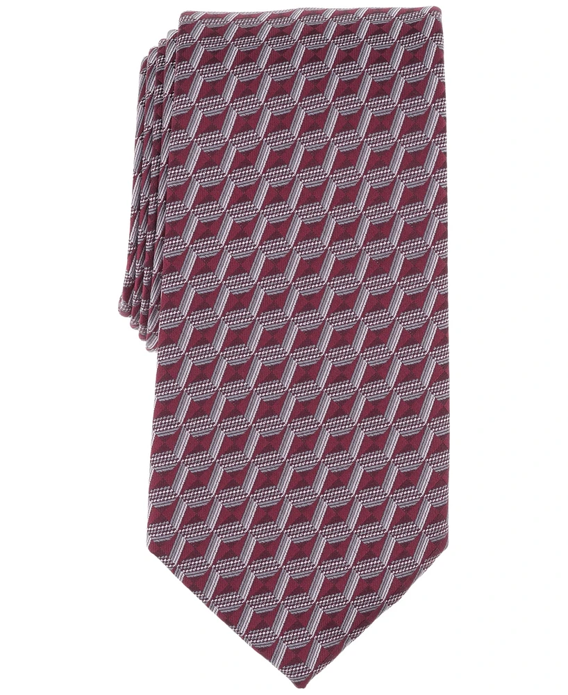 Perry Ellis Men's Barone Geo-Pattern Tie