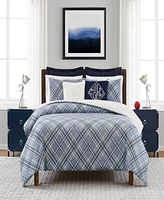 Tommy Hilfiger Spring Argyle 3 Piece Comforter Set, King