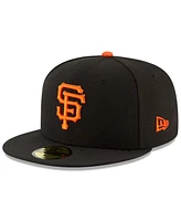 New Era Men's Black San Francisco Giants National Baseball Hall of Fame 59FIFTY Fitted Hat