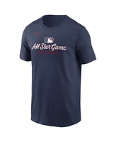 Nike Men's Navy 2025 Mlb All-Star Game Wordmark T-Shirt