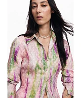 Desigual Women's Watercolor gradient blouse