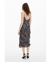 Desigual Women's Midi dress with ruffles