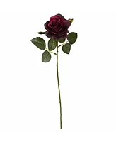 Slickblue Lifelike Rose Artificial Flower for Timeless Decor (Set of 24)