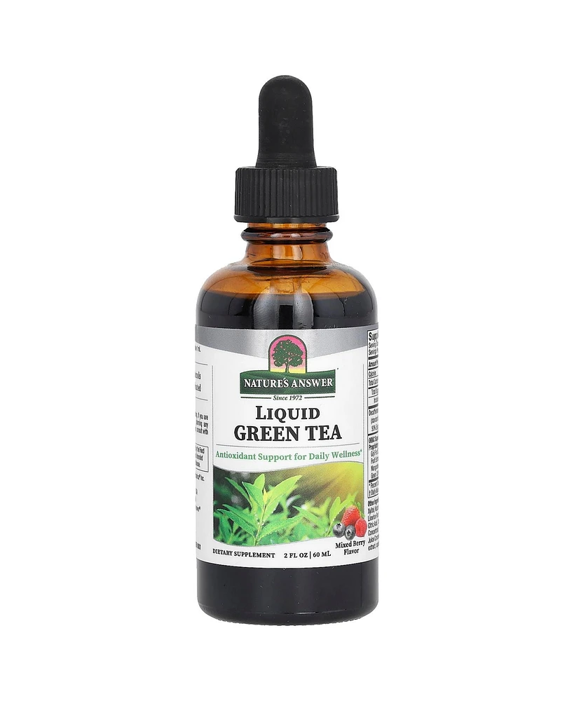 Nature's Answer Liquid Green Tea Mixed Berry