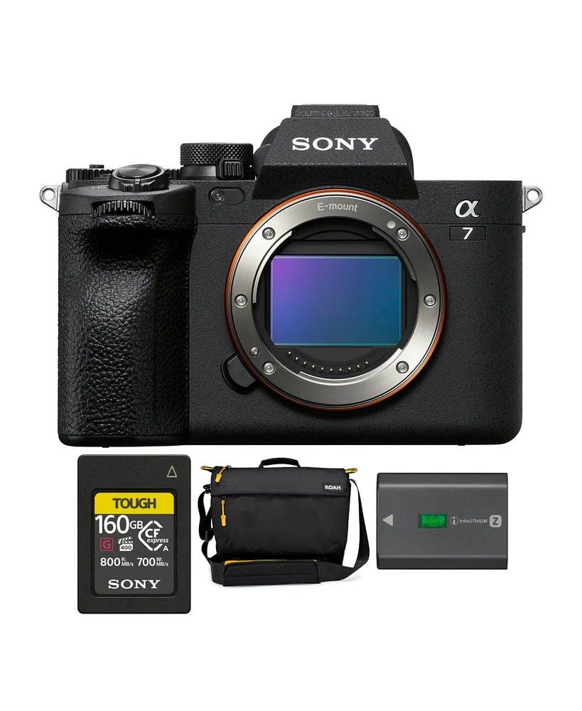 Sony Alpha 7 Iv Full-Frame Mirrorless Interchangeable Lens Camera Bundle