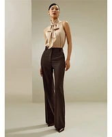Lilysilk Women's Sleeveless Tie-Neck Silk Blouse
