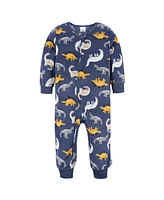 Gerber Baby Boys Baby Footless Fleece Pajamas, 3-Pack