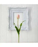 Slickblue 23" Dutch Tulip Artificial Flowers - Set of 12 Faux Tulips for Stylish Arrangements