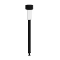 Set Of 12 Stainless Steel Led Solar Landscape Lights, Weather Resistant Outdoor Powered Lights For Pathway, Garden, & Yard
