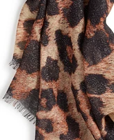 I.n.c. International Concepts Leopard Shine Oblong Scarf, Created for Macy's