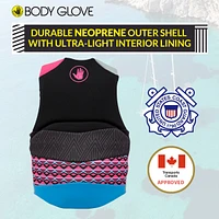 Body Glove Phantom Women's Life Jacket Uscg Approved