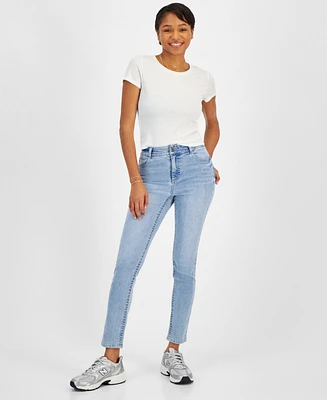 Dollhouse Juniors' Flap-Pocket Skinny Jeans