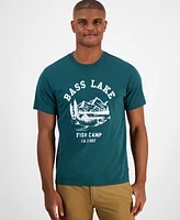 Levi's Men's Bass Lake Relaxed Fit Short Sleeve Crewneck Graphic T-Shirt