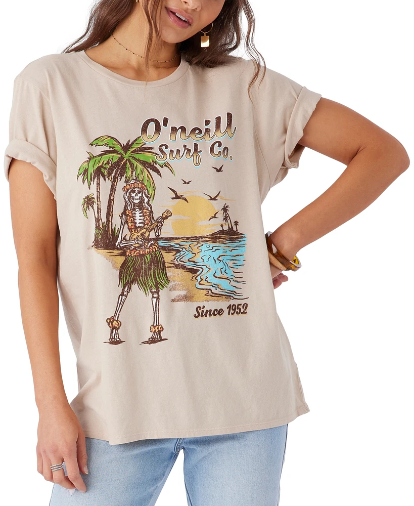 O'Neill Juniors' Hula Cotton Graphic Logo T-Shirt