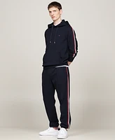 Tommy Hilfiger Men's Signature Stripe Taped Drawstring Joggers