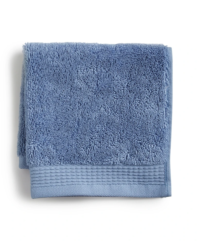 Charter Club Signature Washcloth, 13" x 13", Exclusively at Macy's