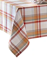 Elrene Seneca Plaid Harvest Cotton Tablecloth