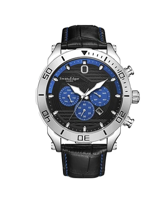 SE1511 Swan & Edgar Hand Assembled Ascent Automatic Blue